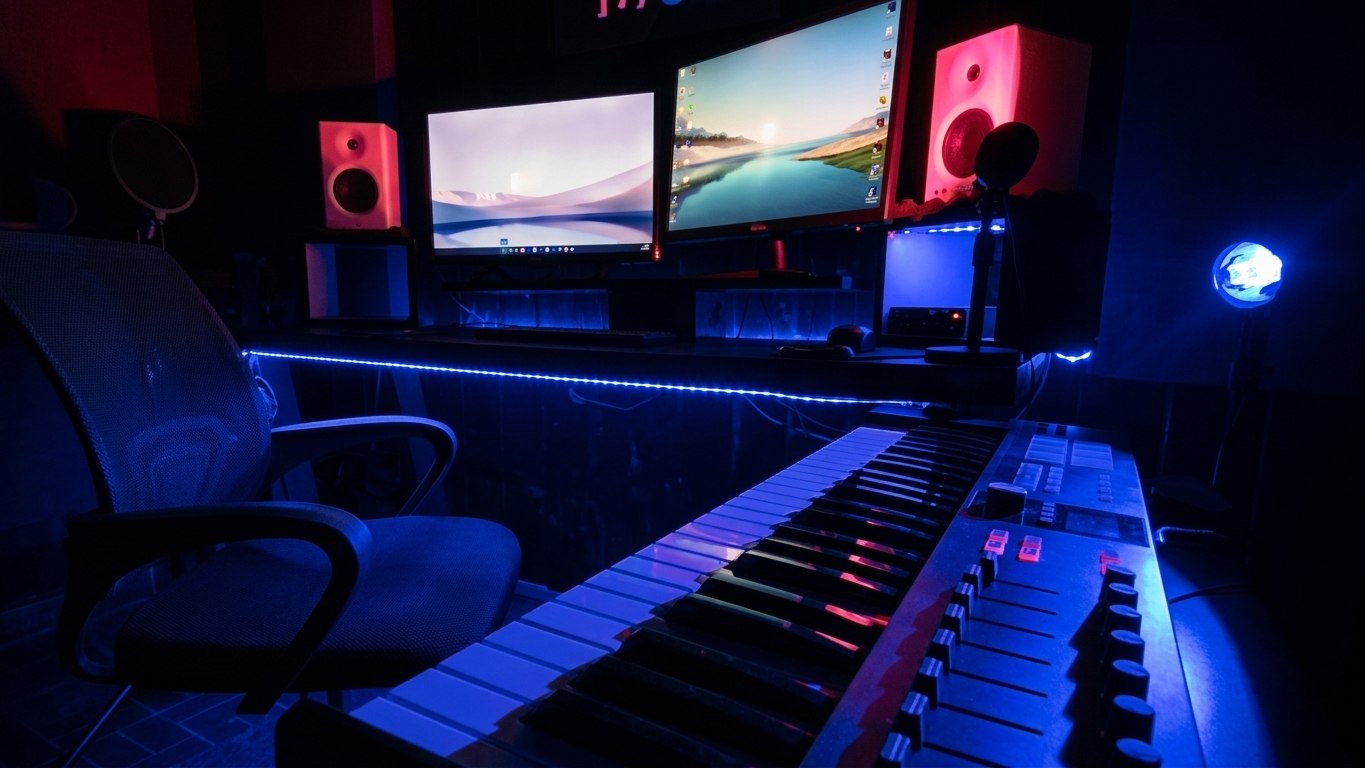 Kevin Gerz en el estudio